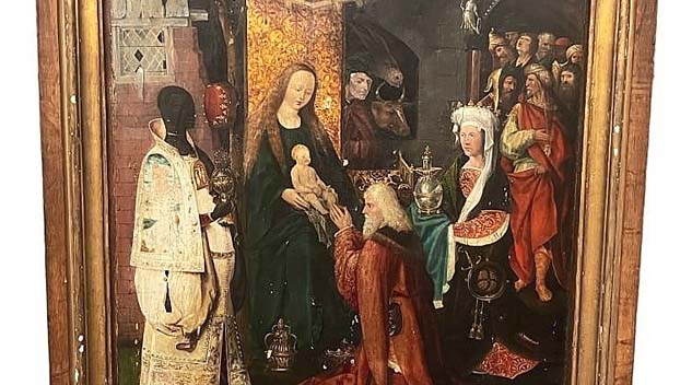 Schultz Bidders Adore Flemish School Religious Tableau – Antiques And The Arts Weekly