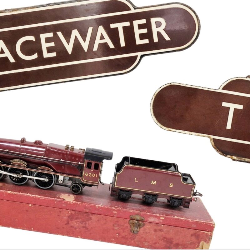 Vintage railway signs steam ahead in sale Antique Collecting