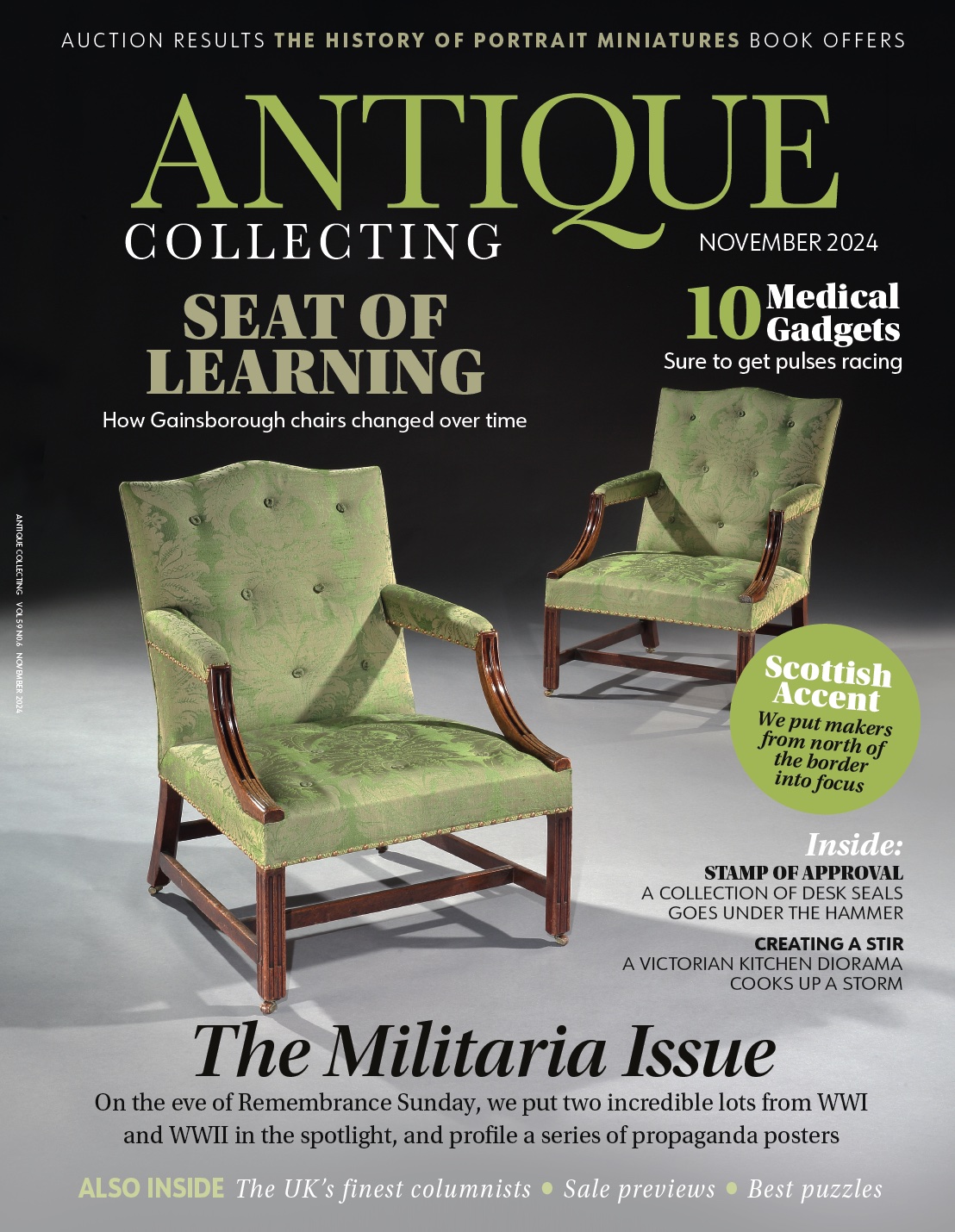 Antique Collecting magazine November 2024 cover