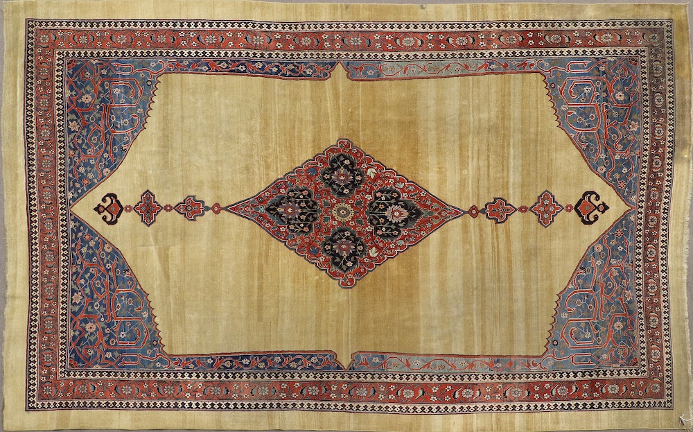 An antique Bidjar carpet