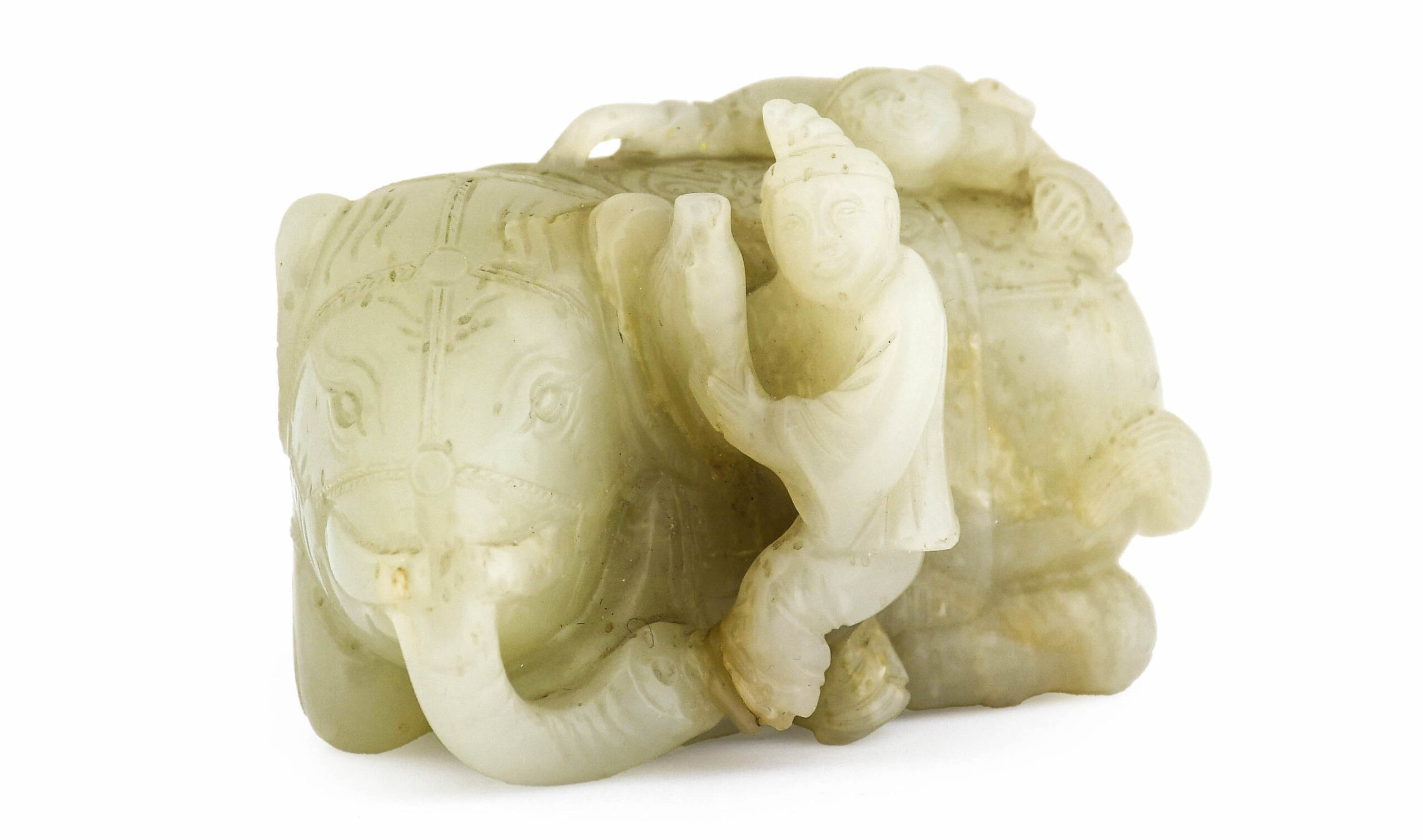 A jade 'Washing the Elephant'