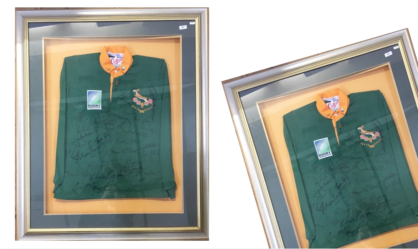 South African rugby shirt scores in sale – Antique Collecting