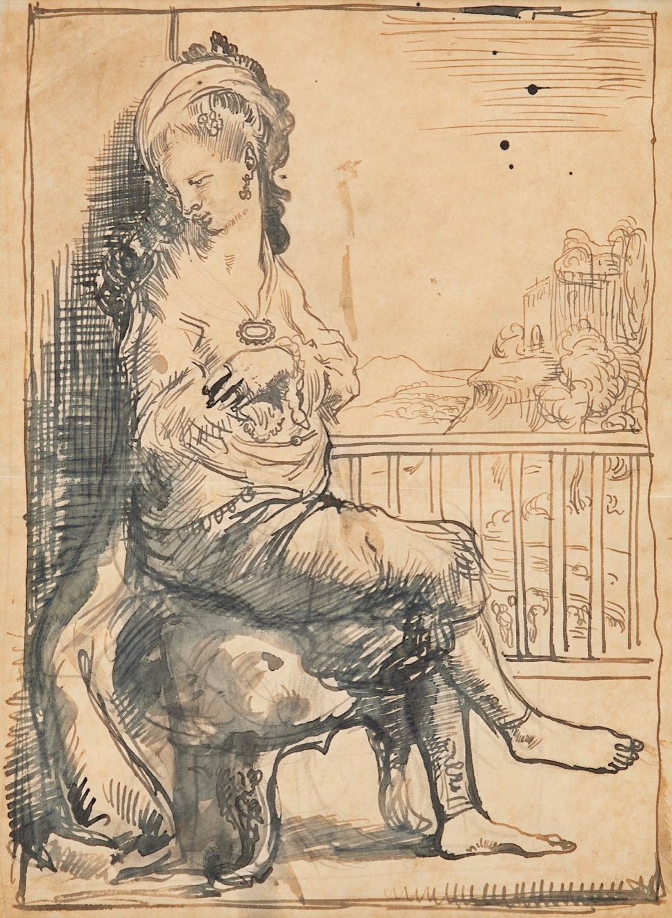 Study for a Seated Girl by William Orpen