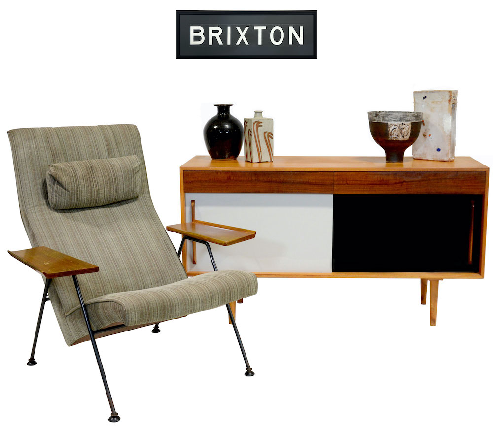 Items of mid-century furniture designed by Robin Day