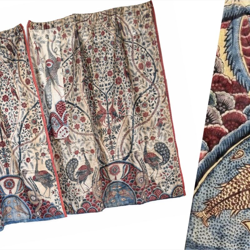 Antique curtains draw in bidders Antique Collecting