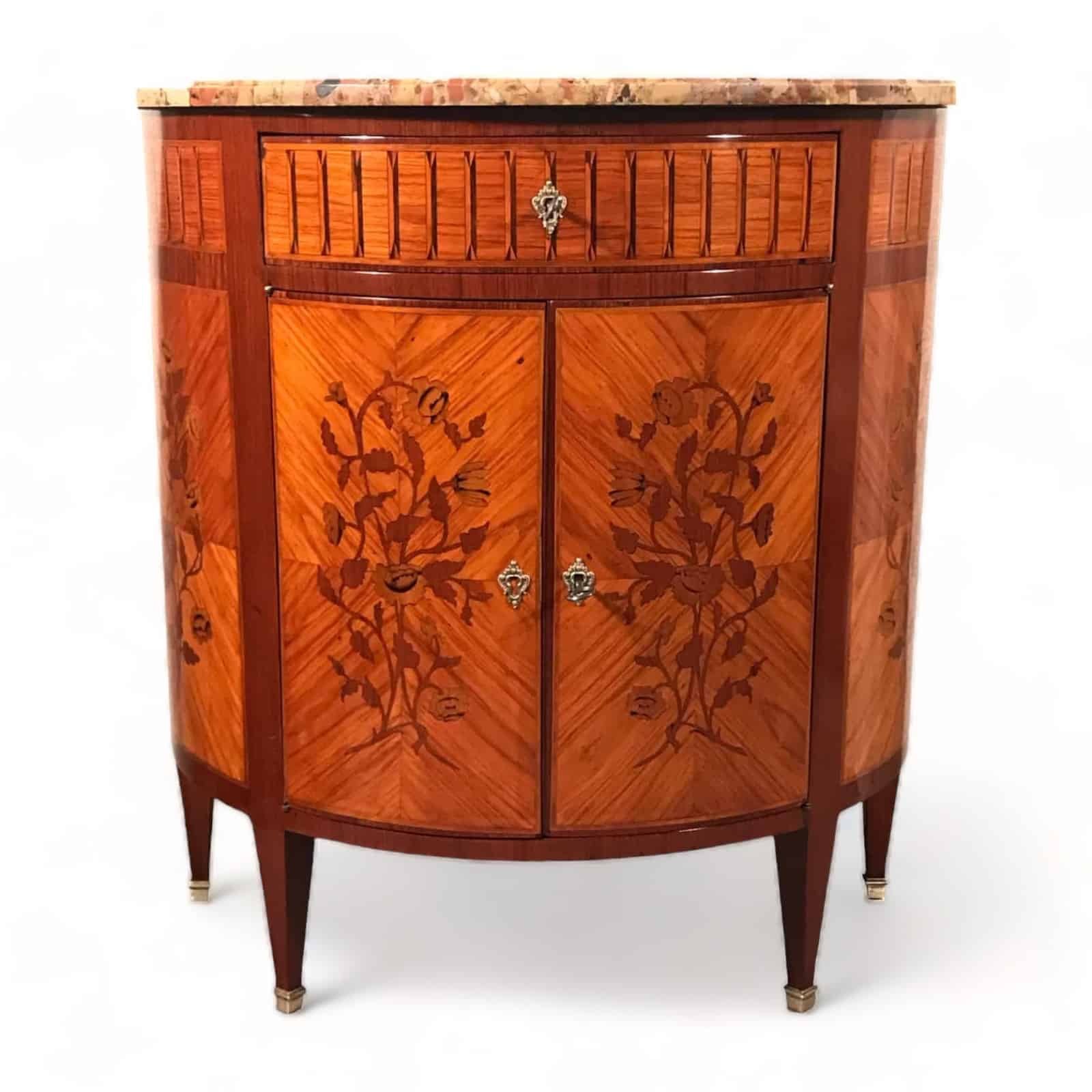 Napoleon III Demilune Cabinet- Styylish