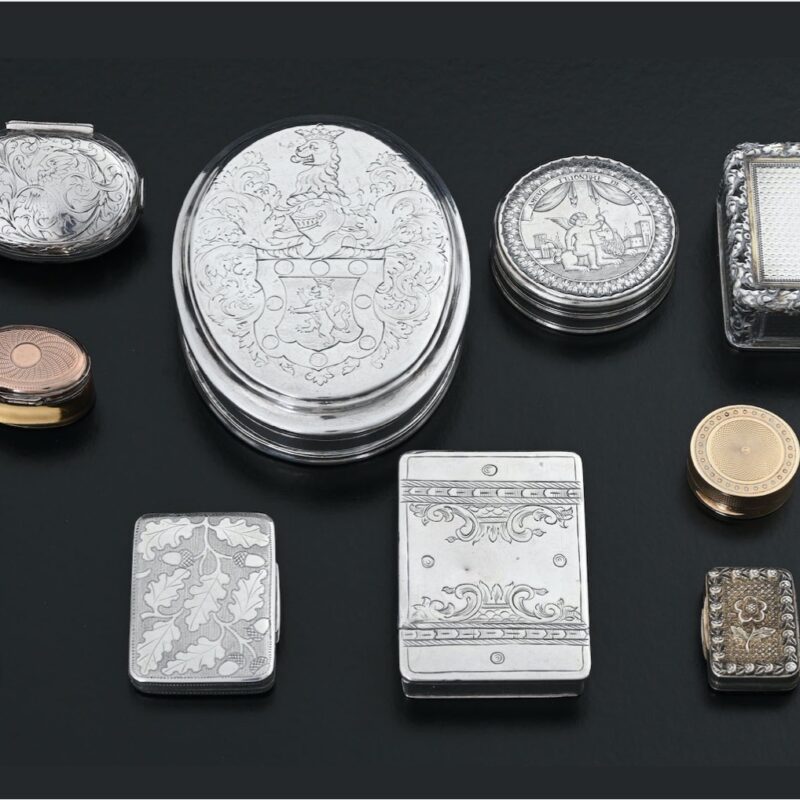 Gold and silver box collection set to shine Antique