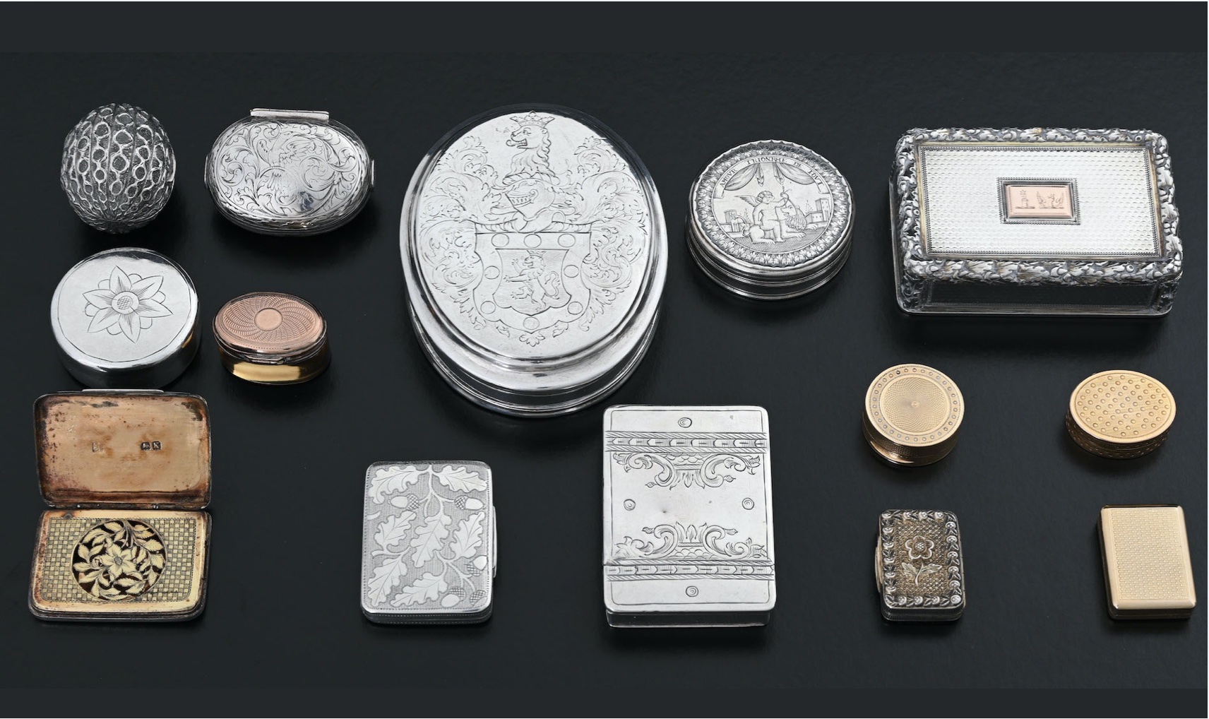 Gold and silver box collection set to shine – Antique Collecting