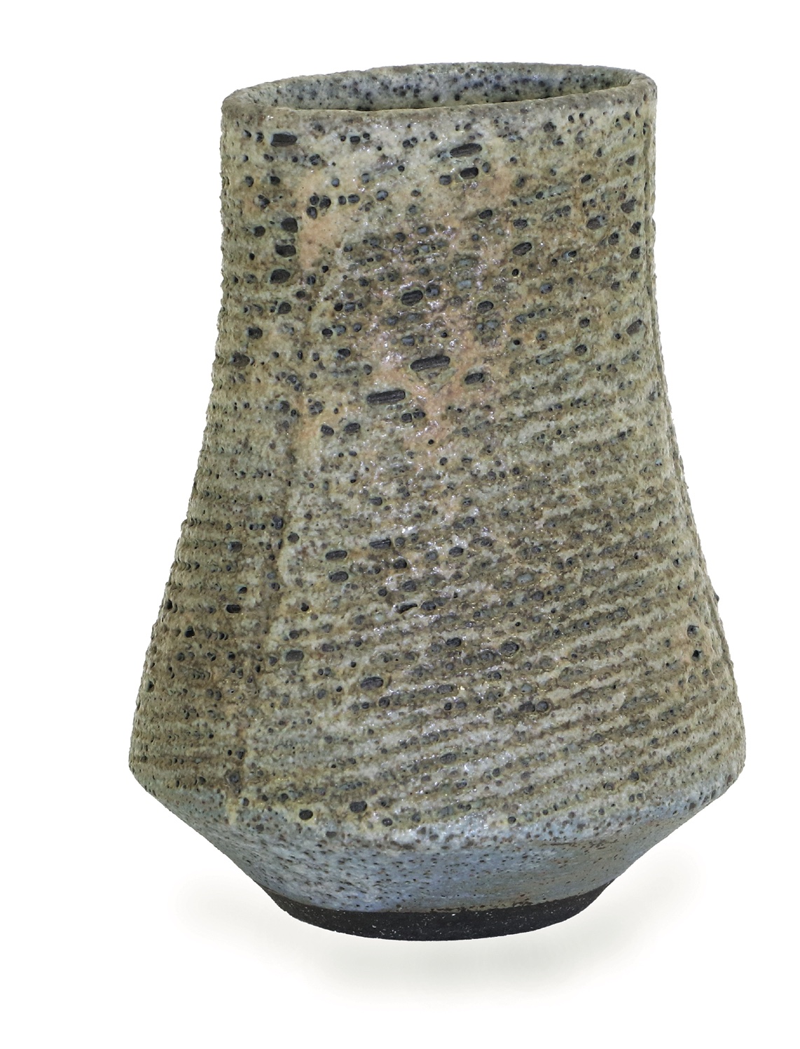 A stoneware studio pottery vase by Dame Lucie Rie