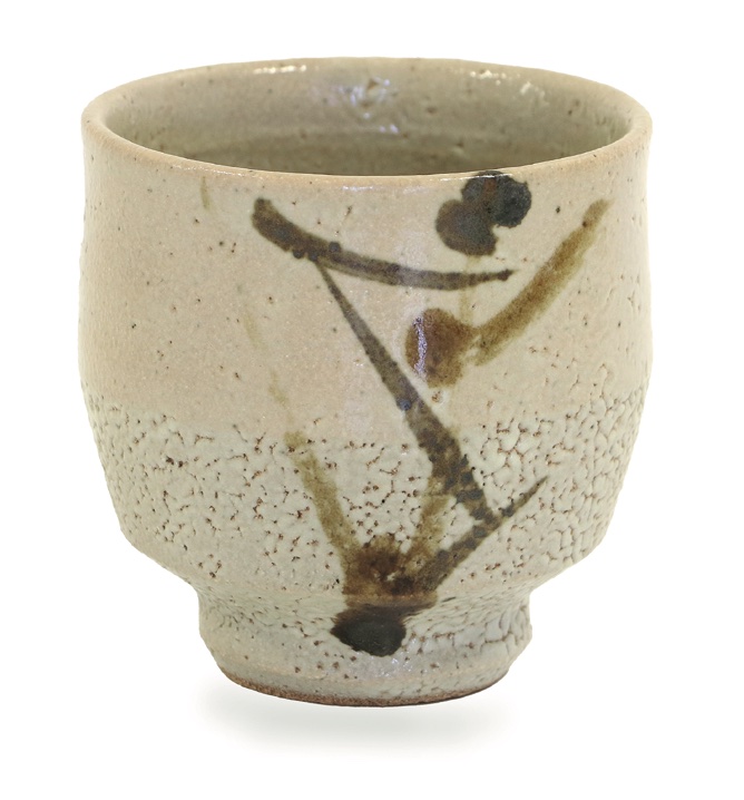 Shoji Hamada (1894-1978) a stoneware yunomi (Japanese tea cup), 1972