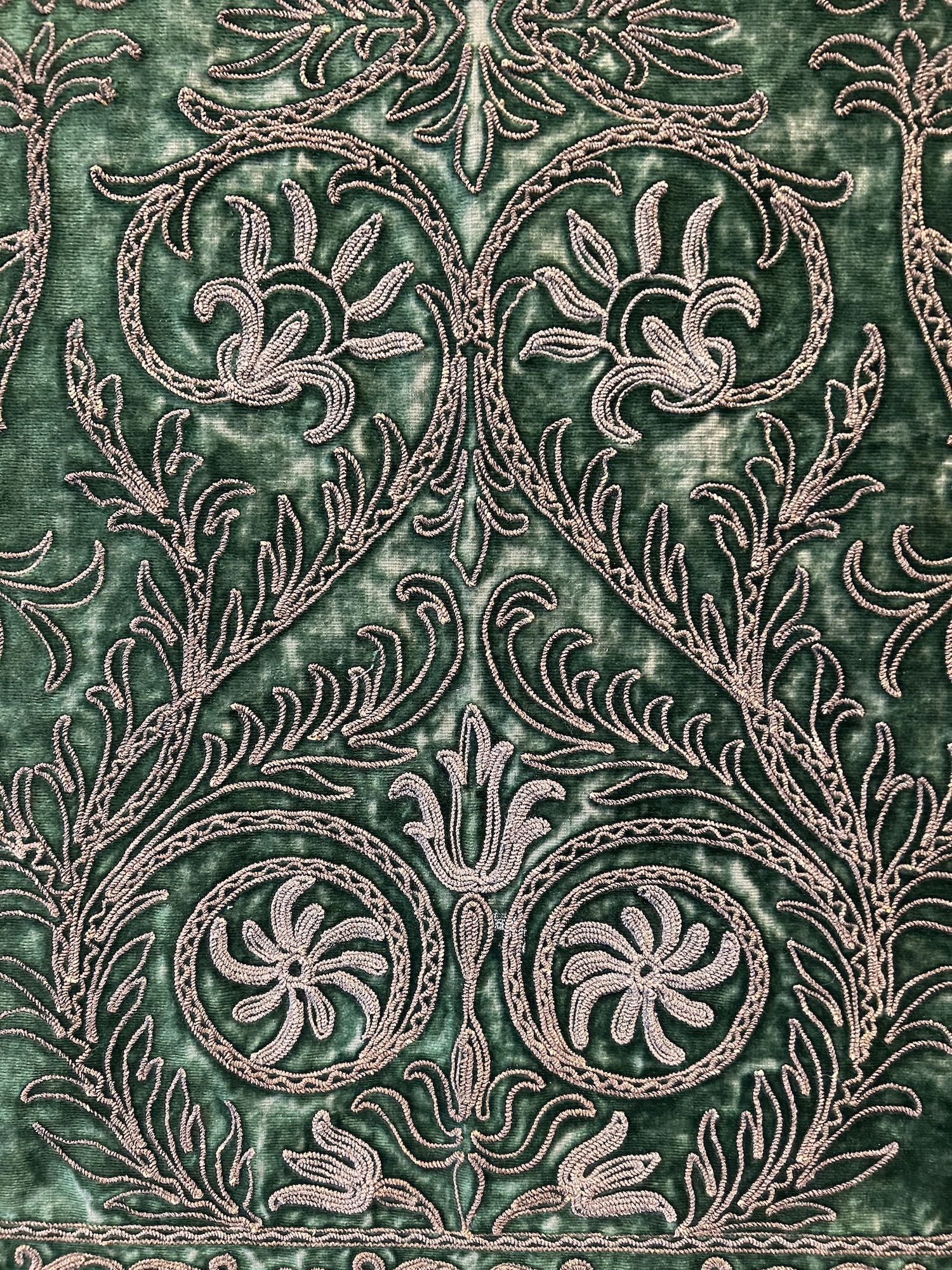 Detail of Ottoman embroidery from Gallery Zadah