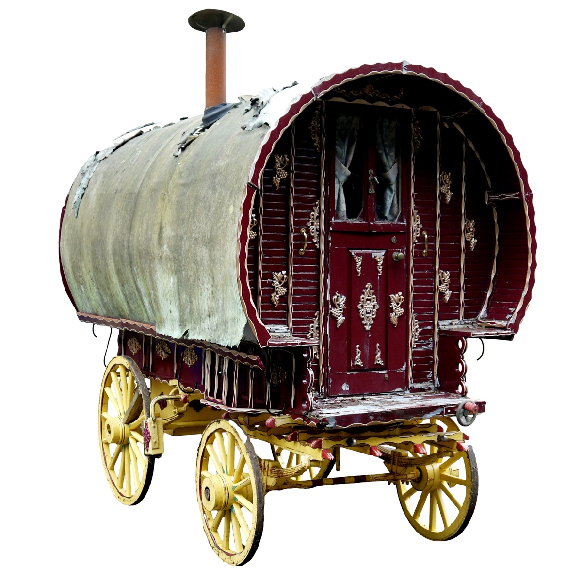 A traditional gypsy caravan