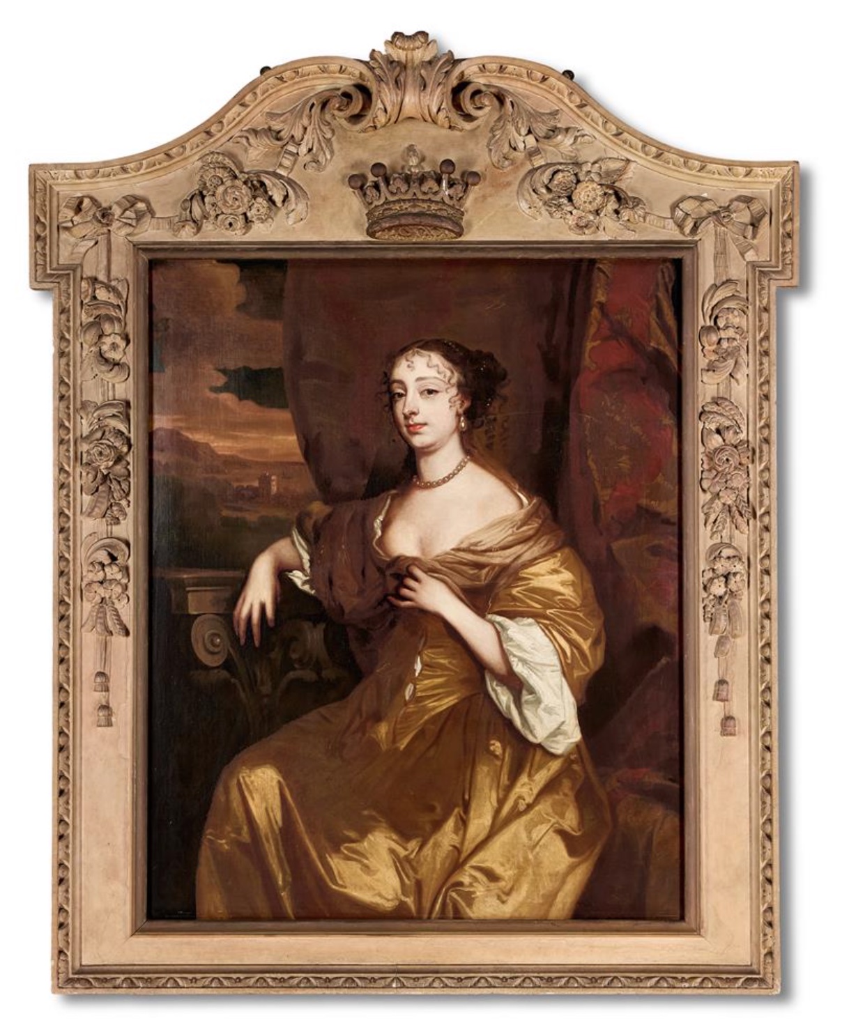 Portrait of Sarah Bodvile, attributed to Sir Peter Lely and studio