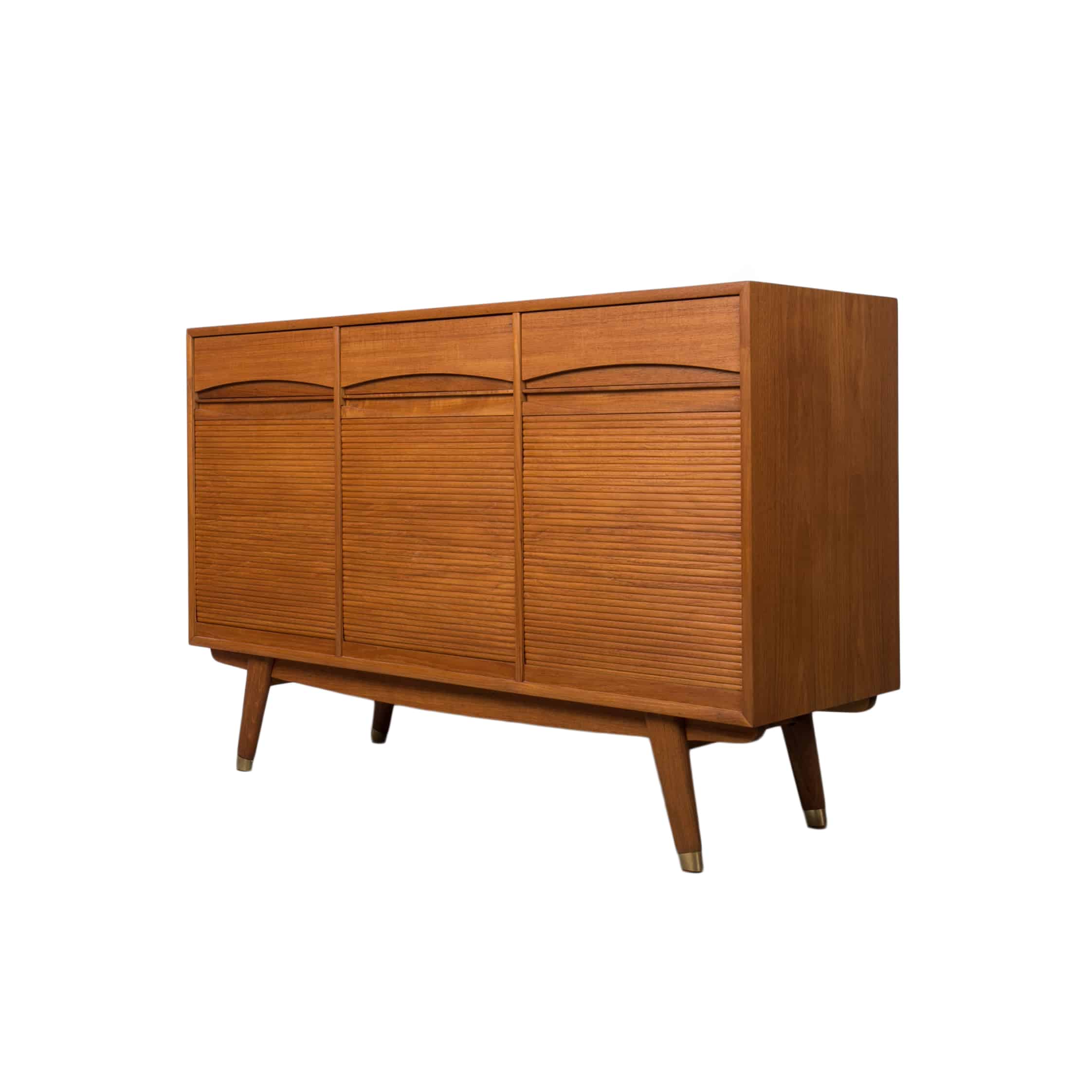 Teak Sideboard with tambours doors- Styylish