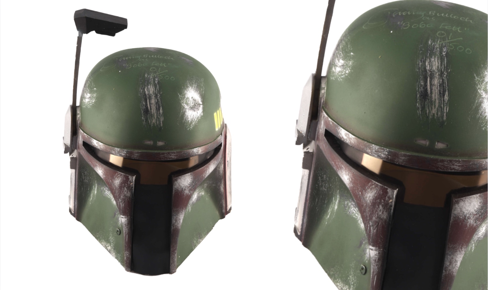 <p><strong>"Boba Bounty: Rare Fett Helmet Hits the Auction Block – A Must-Have for Antique Collectors!"</strong></p>