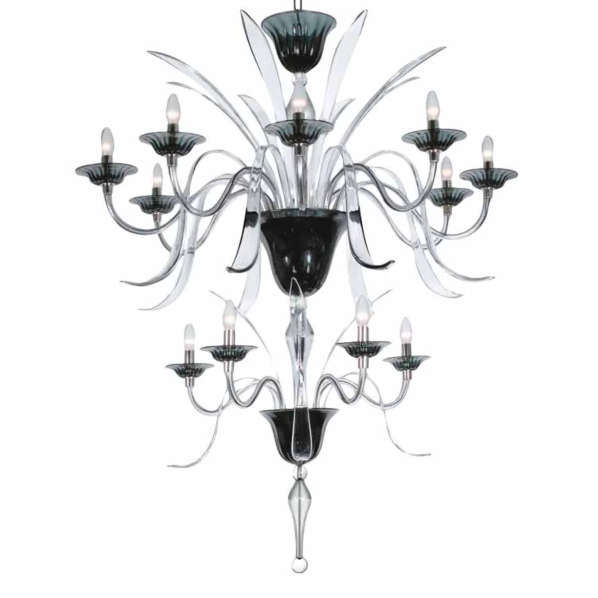 Contemporary Murano Glass Chandelier- Shanghai model- Styylish